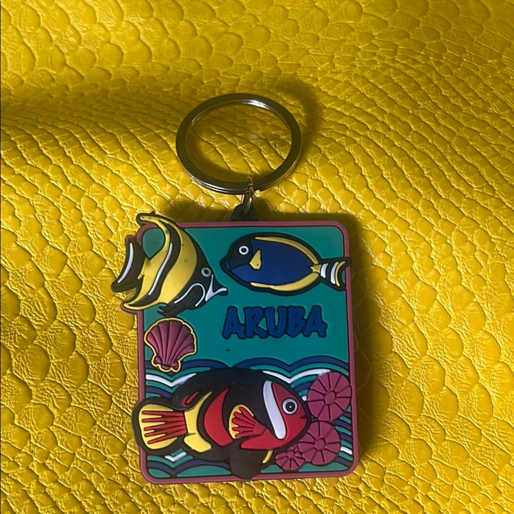 💐2/$10💐Red and Yellow Fish keychain